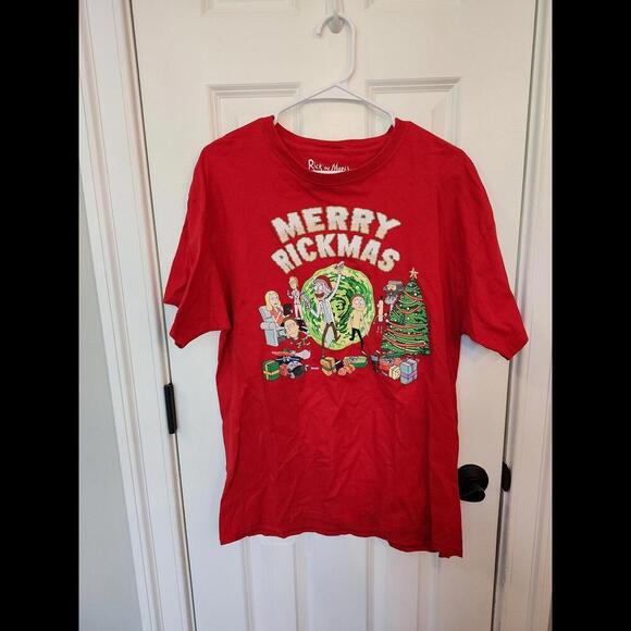Rick and‎ Morty Christmas Shirt - Picture 1 of 1
